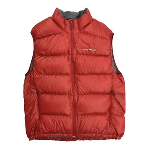 Montbell Down Puffer Gilet Ultra Lightweight Superior Down Vest Red Large L - Picture 1 of 4