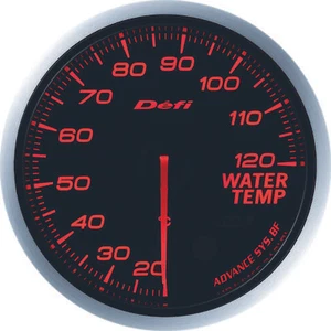 DEFI ADVANCE BF 60 MM WASSERTEMPERATURANZEIGE (ROT) - Bild 1 von 1