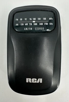RCA Portable AM/FM Stereo RP1610B Tested -Works - Image 1 of 4