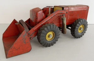 Vintage NYLINT Front-End Hough Payloader Construction Red & Yellow Pressed Steel - Picture 1 of 9