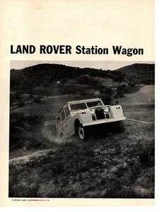 Land Rover Station Wagon 1961 ~ artículo original de 3 páginas / anuncio - Imagen 1 de 1