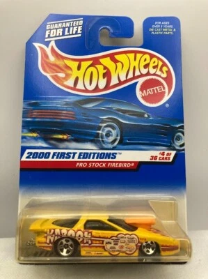 2000 First Editions #4 of 36 Pro Stock Firebird #24368 Hot Wheels - Image 1 of 2
