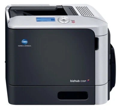 KONICA MINOLTA BIZHUB C35P DUPLEX NETWORK FAST 30PPM A4 COLOR LASER PRINTER - Image 1 of 4