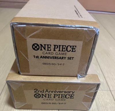 ONE PIECE Card Game Bandai 1st 2nd Anniversary Box Set Collection Japan Version - Image 1 of 4