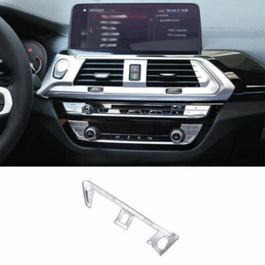 ABS Silver Middle Air Outlet Vent Cover Trim Fit For BMW X3 X4 G01 G02 2018-2021 - Imagen 1 de 5