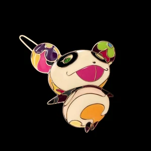 RARE☆☆☆☆Auth LOUIS VUITTON Panda Takashi Murakami Collaboration Hairpin - Bild 1 von 8