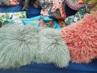 Sheepskin Cushions 2green 1 Pink 100%wool