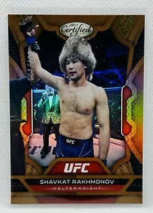 SHAVKAT RAKHMONOV 37/199 Bronze 2023 Panini Chronicles Certified UFC #236 - Picture 1 of 3