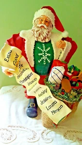 Possible Dreams Santa with Sack of Toys and List No Box - Picture 1 of 4