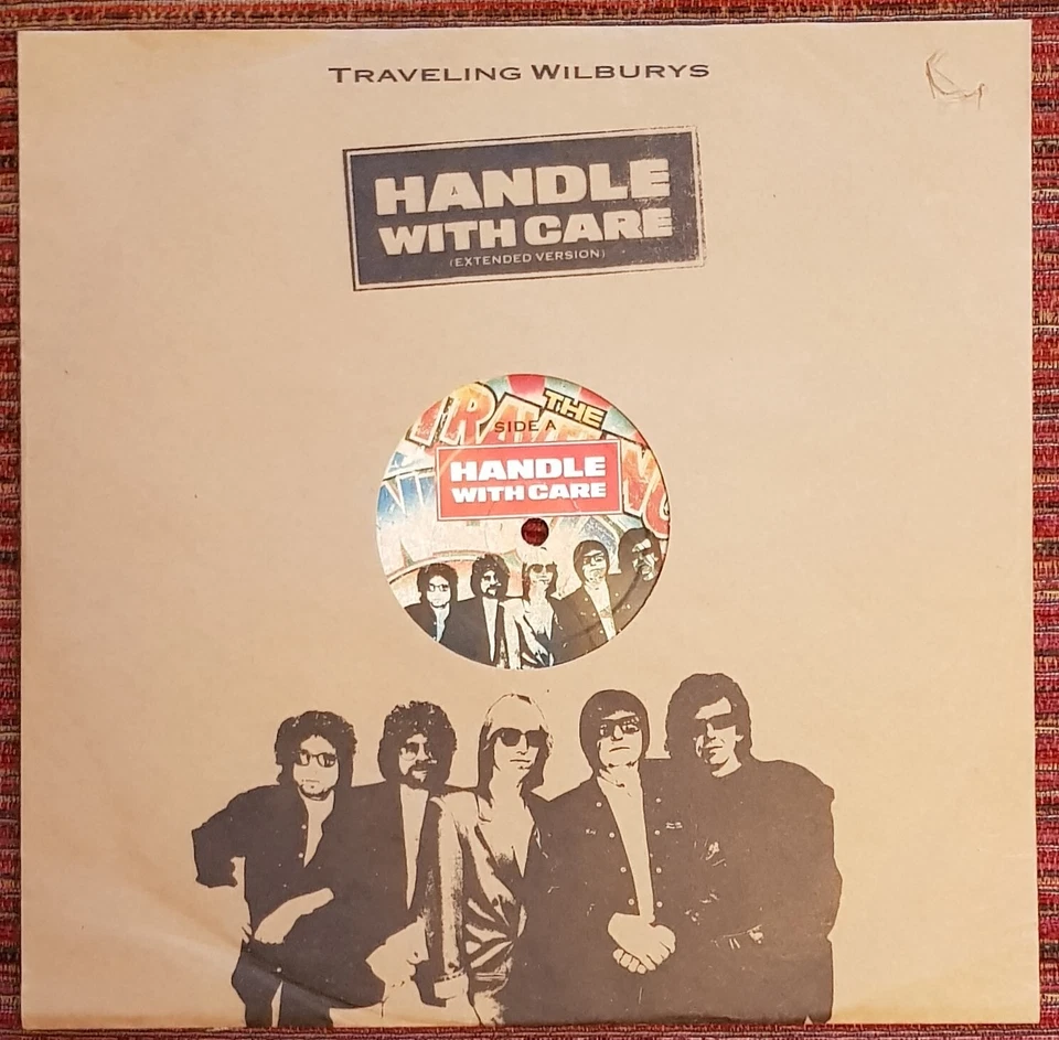 TRAVELING WILBURYS PETTY ORBISON GEORGE HARRISON RARE UK 10 INCH SINGLE, MINT - Image 1 of 2