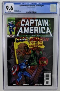 Marvel Captain America: Sentinel of Liberty #8 CGC 9.6 Falcon als Captain America - Bild 1 von 5