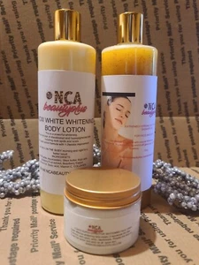 Stronger Whitening Set Shower Gel, Lotion  16oz/ Face Cream 4oz - Picture 1 of 3