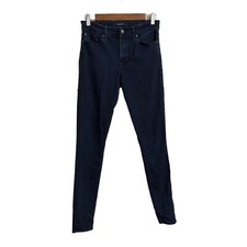 Fidelity Denim Womens Dark Wash Belvedere Highest Rise Ultra Skinny Size 28
