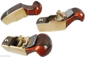 Convex bottom brass wrap blackwood planes 2 3/4" woodworking tool #8681 - Foto 1 di 4