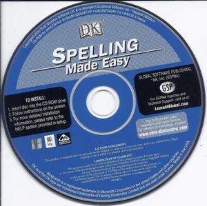 DK SPELLING MADE EASY Ages 9-14 Win 8 7 Vista XP 2000 Mac CD - Picture 1 of 1