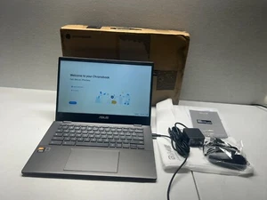 ASUS CHROMEBOOK CM1402CM2-M8186 MEDIATEK KOMPANIO 520 4GB RAM 64GB EMMC NEW - Picture 1 of 8