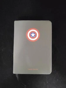 Captain America Shield Black Page Sketchbook Journal Marvel Comics 6" x 4" NEW - Picture 1 of 6