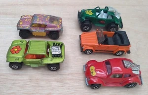 Vintage Streichholzschachtel: 5 x Buggies - Bild 1 von 12
