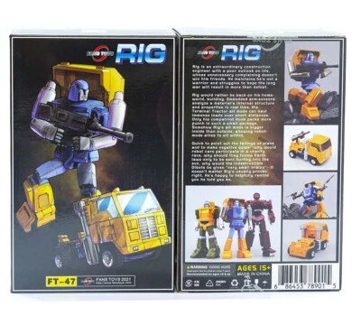 New FansToys FT-47 FT47 RIG G1 MP Huffer FT Action Figure toy in stock - Image 1 of 4