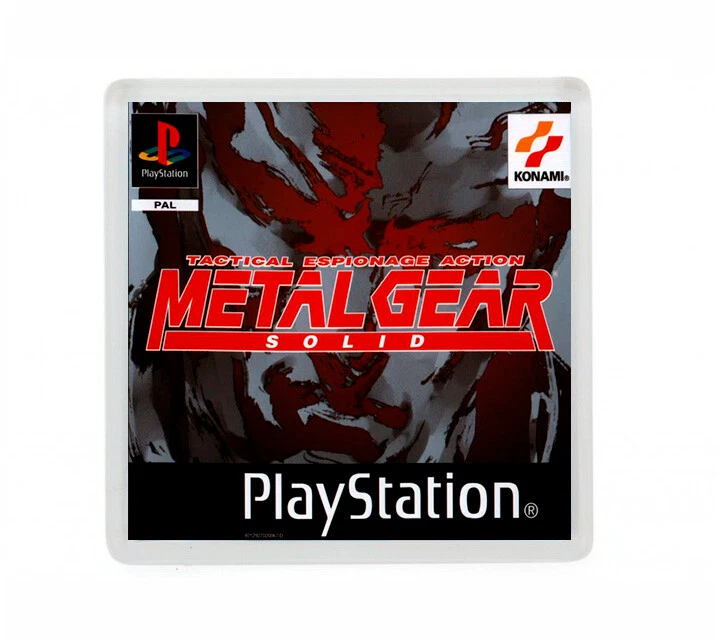 METAL GEAR SOLID PLAYSTATION PSX Kühlschrankmagnet - Bild 1 von 1