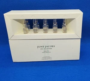 JUNE JACOBS 'Spa Collection' (8) Green Tea Serum Ampoules (Vials) NEW - Picture 1 of 4
