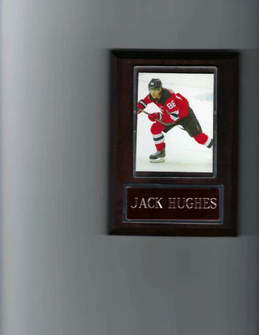 JACK HUGHES PLAQUE NEW JERSEY DEVILS NJ HOCKEY NHL Cover