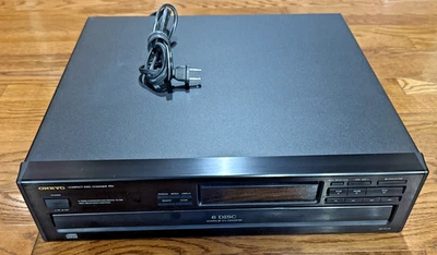 Onkyo DX-C110 6 Disc Carousel CD Player Tested Works -Read Description -Serviced - Image 1 of 4