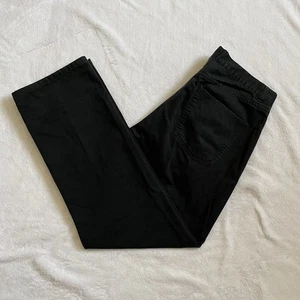 Vintage Polo Ralph Lauren Chino Pants Mens 35x32 Black Stretch Casual Twill Pant - Picture 1 of 7