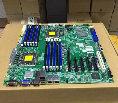 1PCS USED Supermicro X9DB3-TPF Server Motherboard Intel C606 LGA 1356 DDR3 VGA - Image 1 of 3