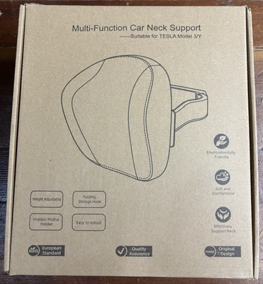 Tesla Model Y Pillow Fits Tesla Model 3/Y up to 2023 - Image 1 of 4