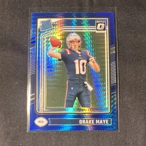 Drake Maye 2024 Donruss Optic Blue Hyper #229 Rookie RC Patriots Color Match - Picture 1 of 2