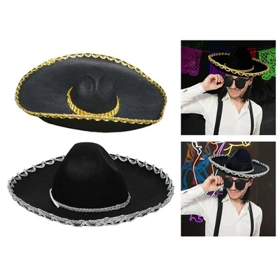 Cappello da cowboy occidentale con corda e cravatta, cappelli da cowboy per - Immagine 1 di 2