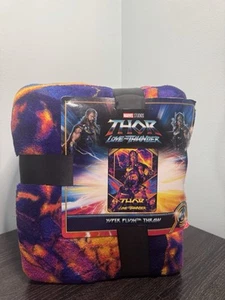 THOR Love and Thunder Super Plush Throw Blanket 46inx60 In. NEW - Picture 1 of 2