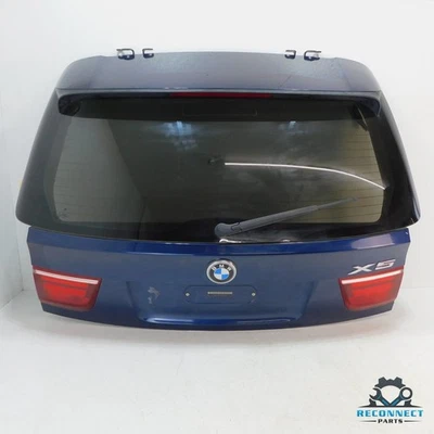 07-13 BMW X5 E70 Rear Tailgate Liftgate Trunk Hatch Door Lid Blue Assembly OEM - Image 1 of 4