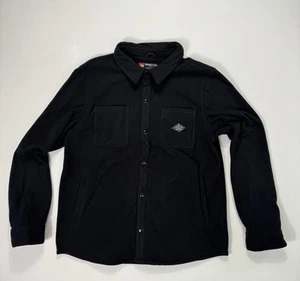 686 Jacket Mens XL Black Smarty 3 in 1 Fleece Snap Shacket All Weather Tech - Picture 1 of 9