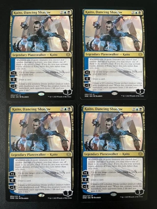 MTG- Kaito, Dancing Shadow x4 - Phyrexia: All Will Be One - Image 1 of 1