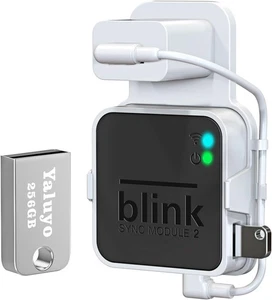Blink Sync Module 2 Outlet Wall Mount and 256GB USB Flash Drive for Blink Local - Picture 1 of 7