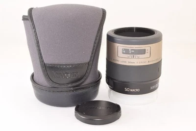 [Near Mint] Minolta V Macro 50MM F3.5 For The Vectis Series Prime Macro Lens - Image 1 of 4