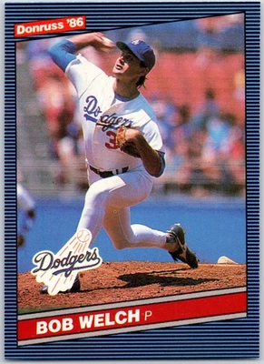 1986 Donruss #459 Bob Welch - Image 1 of 2
