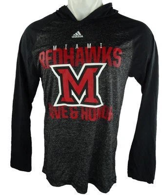 Miami University Redhawks NCAA Adidas Men's Pullover Hoodie - Image 1 of 4