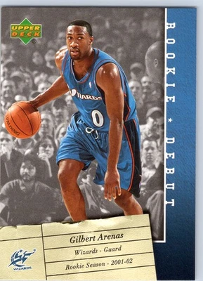 2006-07 Upper Deck Rookie Debut #98 Gilbert Arenas Washington Wizards Basketball - Image 1 of 2