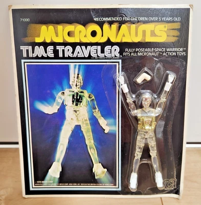 Vintage Mego Micronauts Time Traveler Clear NEW MOC Rare 1976 - Image 1 of 4
