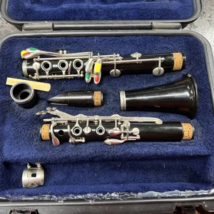 Clarinet Vintage with Hard Carrying Case, NEEDS WORK - Picture 1 of 11