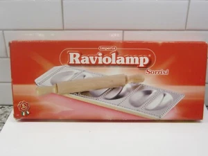 Imperia Raviolamp Pasta Molds w rolling pin 6-Sorrisi great Ravioli &potstickers - Picture 1 of 5