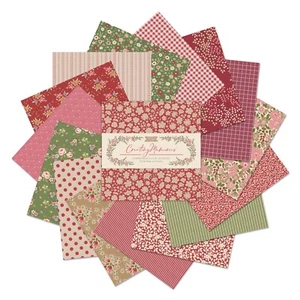 Tilda Creating Memories Winter charm pack 100% cotton 32 floral fabric squares - Picture 1 of 2