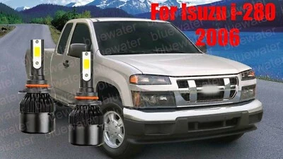 Kit de faros LED para Isuzu i-280 2006 9006 HB4 6000K blanco CREE bombillas haz bajo Foto 1 de 4