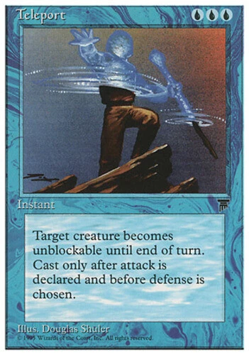 Teleport ~ Heavily Played Chronicles MTG Magic UltimateMTG Blue Card - Image 1 of 1