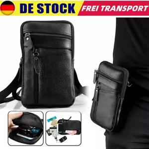 Herren Umhängetaschen Gürteltasche Herrenmode Handytasche Klein Bauchtasche DE - Bild 1 von 12