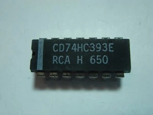 CD 74HC393 DIL HC-CMOS IC Schaltkreis #AU11-14 - Picture 1 of 1
