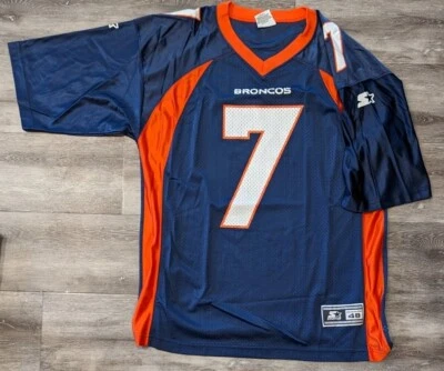 Camiseta de colección Starter Quarterback Club Denver Broncos John Elway NFL talla 48/L Foto 1 de 4